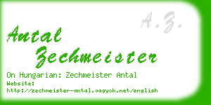 antal zechmeister business card